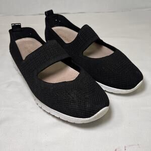 Ilse Jacobsen Tulip Mary Jane Sneakers Womens Size 40 / 9 Black Slip On Shoes